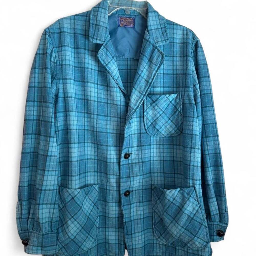 Vintage 1950s Pendleton 49er button-front wool chore jacket